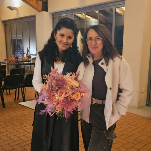 Organizatorji več kot zadovoljni (ekipa OOZ Nova Gorica in predsednica sekcije cvetličarjev OOZ NG, Nataša Skočaj Kodermac)