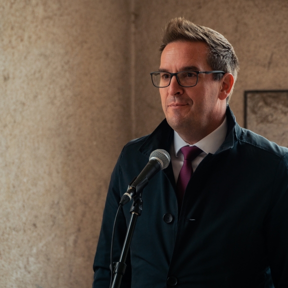 Spodbudne besede devetošolcem namenil tudi župan MONG, g. Samo Turel